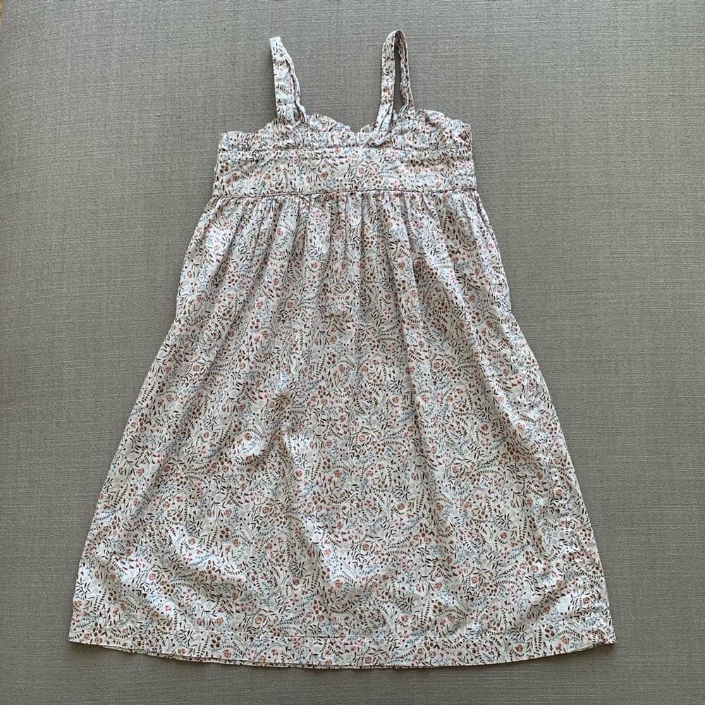 Lili Gaufrette French Girls Floral Cotton Dress 4A - Picture 5 of 8